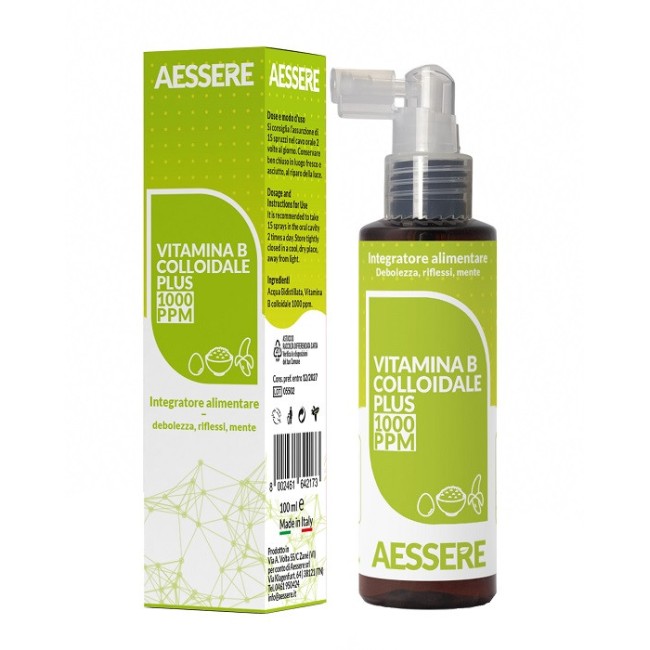 Vitamina B Colloidale Plus Spray 1000ppm 100 Ml