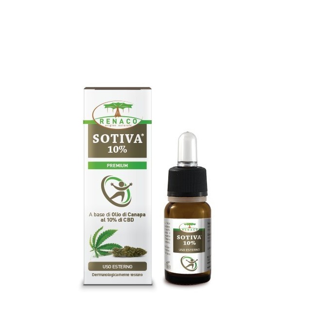 Renaco Sotiva 10% Olio di Canapa Gocce 10ml Renaco Sotiva 10% Olio di Canapa Gocce 10ml