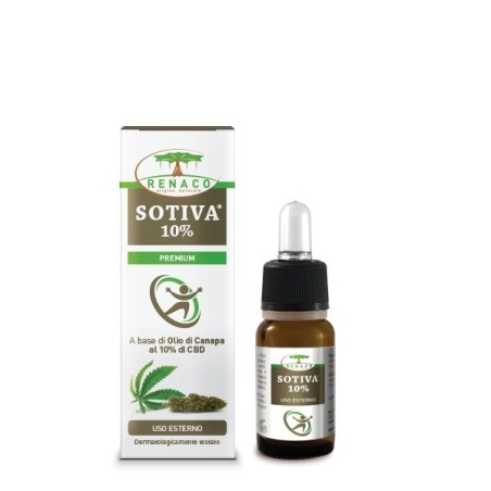 Renaco Sotiva 10% Olio di Canapa Gocce 10ml Renaco Sotiva 10% Olio di Canapa Gocce 10ml