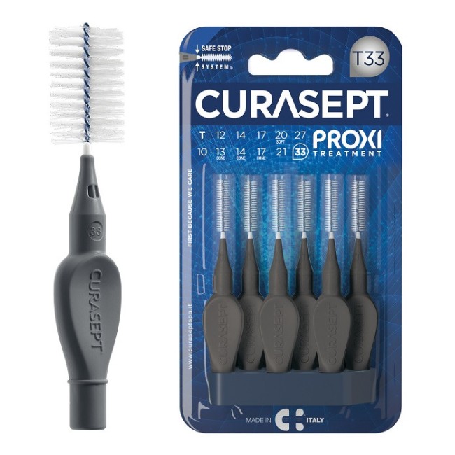 Curasept Proxi T33 Antracite/anthracite 6 Pezzi Curasept Proxi T33 Antracite/anthracite 6 Pezzi