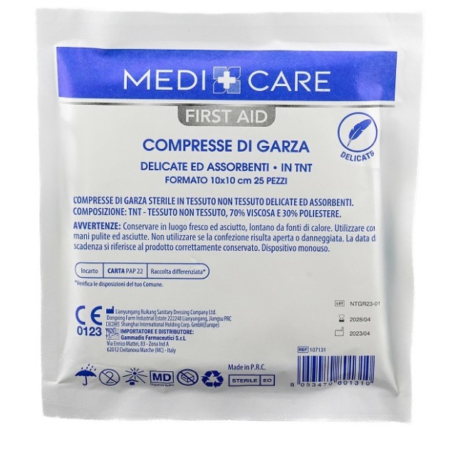 Garza Tnt 10x10 Cm 25 Pezzi