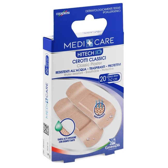Cerotto Medicare Classici 3d Medi 20 Pezzi Cerotto Medicare Classici 3d Medi 20 Pezzi