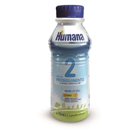 Humana Latte 5HMO 2 per Neonati dai 6 Mesi 470 ml