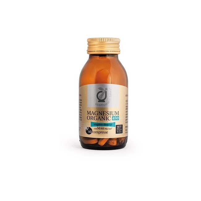 Fitopreparatori Italiani Magnesium Organic 450 60 Compresse Fitopreparatori Italiani Magnesium Organic 450 60 Compresse