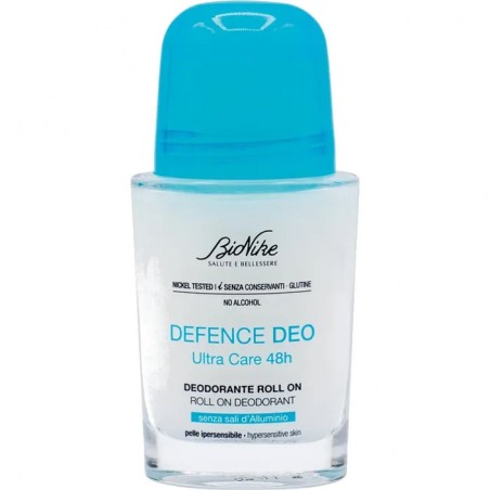 Flacone Roll On da 50 ml di Bionike Defence Deo Ultra Care Roll On Senza Sali D'Alluminio Flacone Roll On da 50 ml di Bionike Defence Deo Ultra Care Roll On Senza Sali D'Alluminio