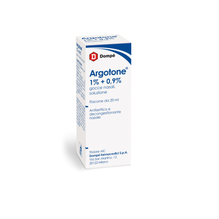 Argotone 1% + 0.9%  Gocce Nasali 20ml