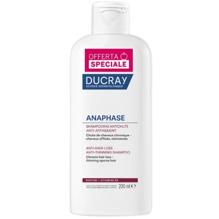 Flacone da 200 ml di Ducray Anaphase Shampoo Rinforzante Caduta e Assottigliamento Capelli Flacone da 200 ml di Ducray Anaphase Shampoo Rinforzante Caduta e Assottigliamento Capelli