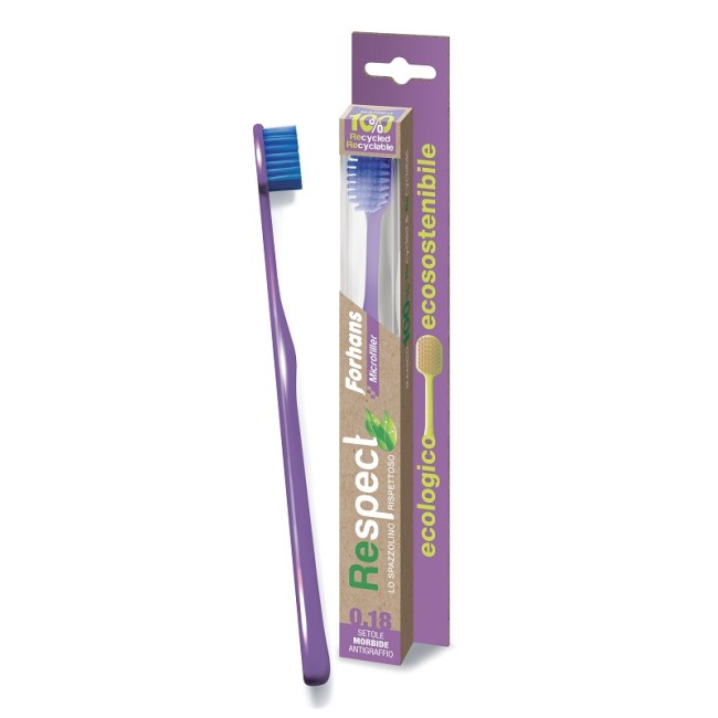 Forhans Respect Spazzolino Ecologico 0,18 Setole Morbide Forhans Respect Spazzolino Ecologico 0,18 Setole Morbide
