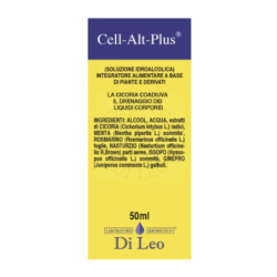 Flacone da 50 ml di Cell-Alt-Plus PVB, integratore per combattere la cellulite.