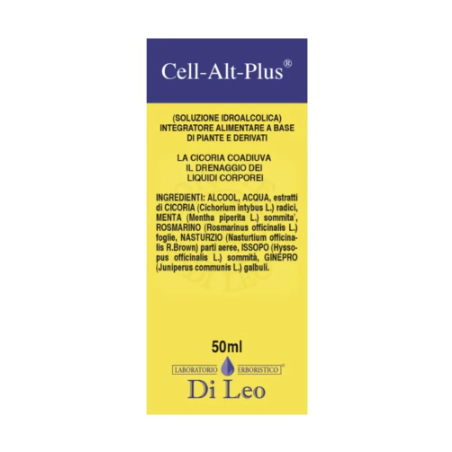 Flacone da 50 ml di Cell-Alt-Plus PVB, integratore per combattere la cellulite.