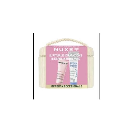 Cofanetto Nuxe contenente Nuxe Creme Fraiche 100 ml + Scrub Viso Very Rose Cofanetto Nuxe contenente Nuxe Creme Fraiche 100 ml + Scrub Viso Very Rose