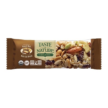 Taste Of Nature Barretta Alle Noci Del Brasile Bio Vegan 40 G