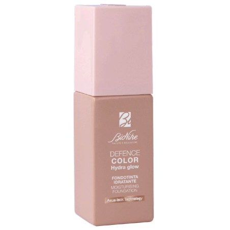 Flacone da 30 ml di Bionike Defence Color Hydra Glow Fondotinta Idratante 06 Cinnamon