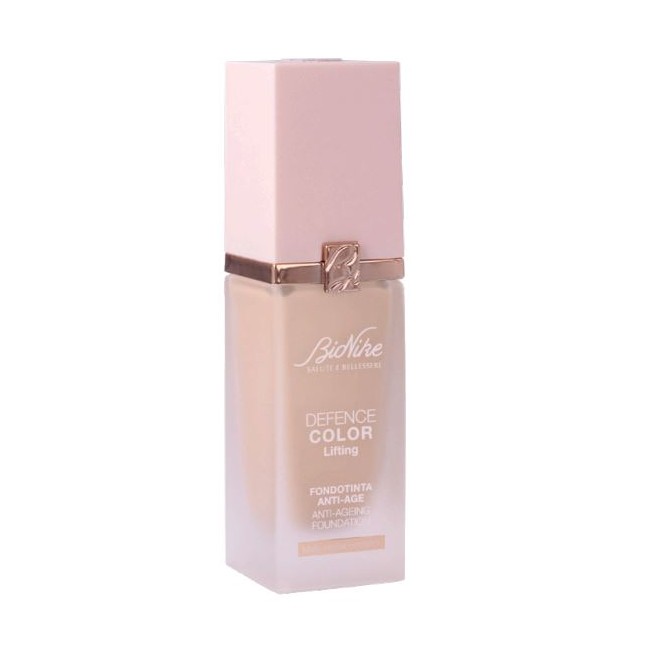 Flacone da 30 ml di Bionike Defence Color Lifting Fondotinta Anti Età 01 Ivory