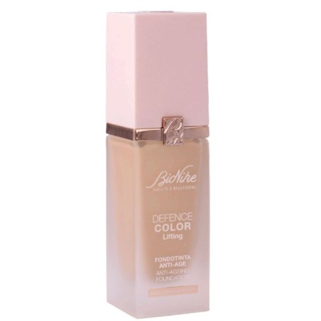 Flacone da 30 ml di Bionike Defence Color Lifting Fondotinta Anti Età 03 Sand