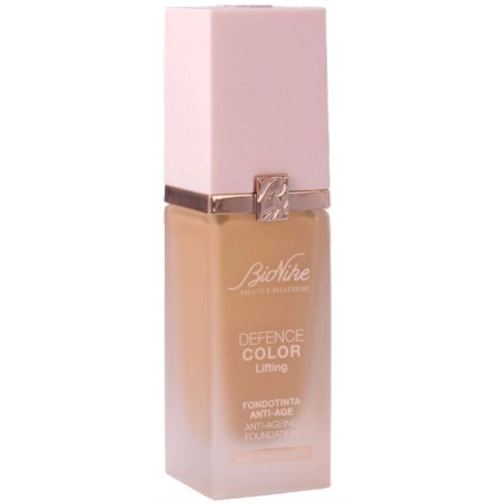 Flacone da 30 ml di Bionike Defence Color Lifting Fondotinta Anti Età 05 Honey