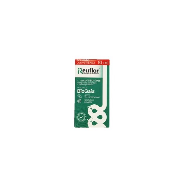 Flacone da 10 ml di Reuflor Integratore Di Fermenti Lattici Per La Flora Batterica Intestinale Flacone.