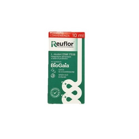 Flacone da 10 ml di Reuflor Integratore Di Fermenti Lattici Per La Flora Batterica Intestinale Flacone.