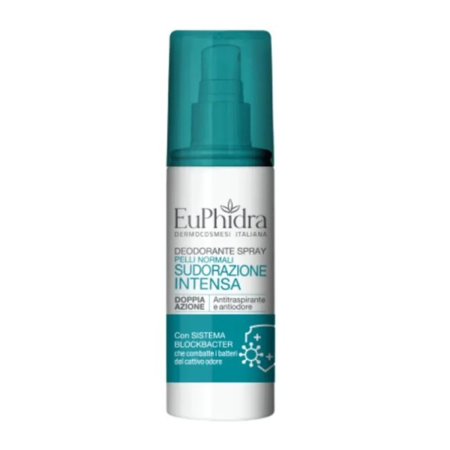 Euphidra Deodorante Spray Pelli Normali Sudorazione Intensa 100 Ml Euphidra Deodorante Spray Pelli Normali Sudorazione Intensa 100 Ml