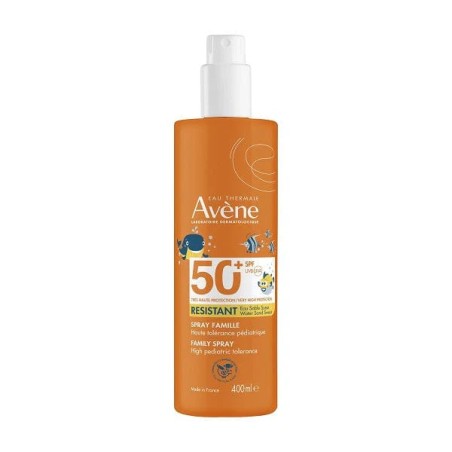 Flacone Spray da 400 ml di Avene Solari Latte Solare Family Flacone Spray da 400 ml di Avene Solari Latte Solare Family