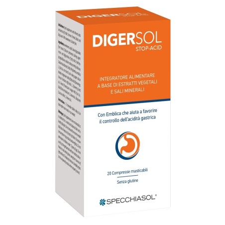 Digersol Stop Acid 20 Compresse Masticabili