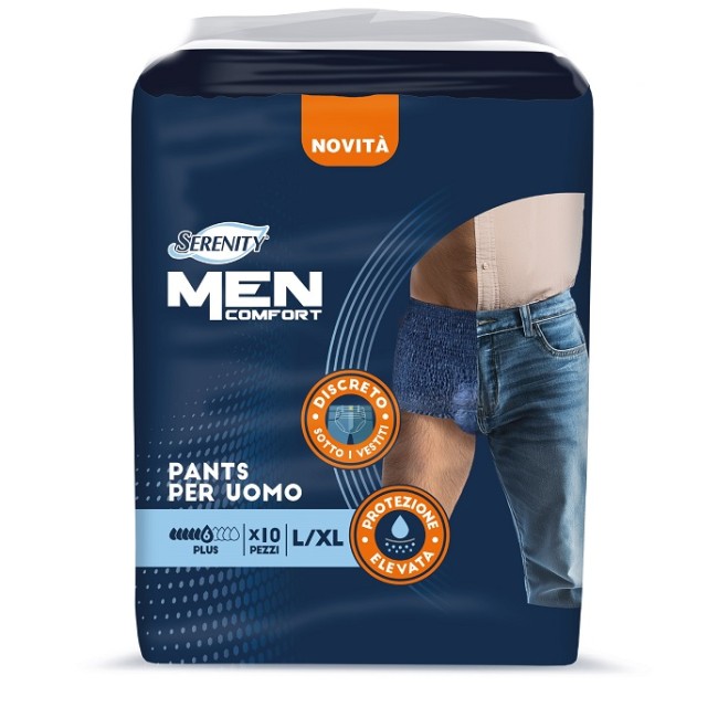 Pannolone A Mutandina Serenity Men Comfort Plus L/xl 10 Pezzi Pannolone A Mutandina Serenity Men Comfort Plus L/xl 10 Pezzi