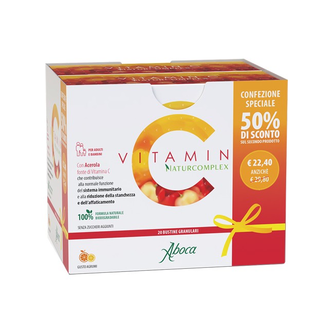 Vitamin C Naturcomplex 20 Bustine Granulari Confezione Speciale 1+1