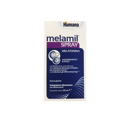 Flacone da 20 ml di Humana Melamil Integratore Per Favorire il Rilassamento Ed Il Riposo Notturno. Flacone da 20 ml di Humana Melamil Integratore Per Favorire il Rilassamento Ed Il Riposo Notturno.