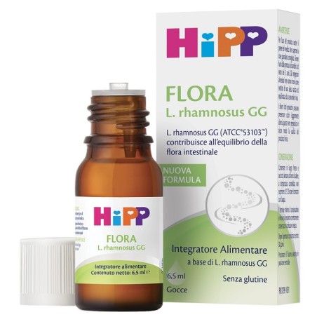 Flacone da 6,5 ml di Hipp Flora Integratore Per Il Benessere Intestinale Di Bambini E Neonati. Flacone da 6,5 ml di Hipp Flora Integratore Per Il Benessere Intestinale Di Bambini E Neonati.
