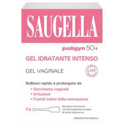 Saugella Poligyn 50+ Gel Idratante Intenso 7 Tubetti Monodose Da 4 Ml
