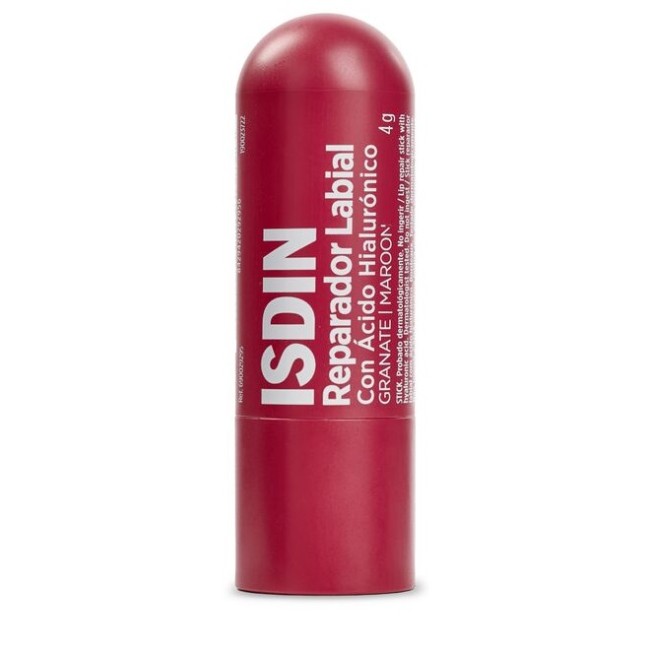 Stick da 4 gr di Isdin Reparador Labial Stick Nutriente Labbra Colorato Maroon Borgogna Stick da 4 gr di Isdin Reparador Labial Stick Nutriente Labbra Colorato Maroon Borgogna
