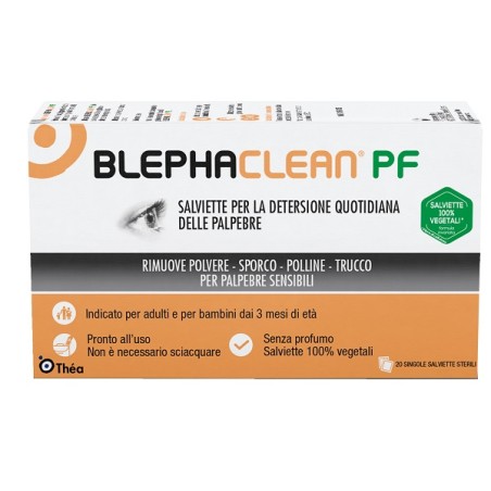 Blephaclean Pf Salviette Detersione Quotidiana Palpebre 20 Pezzi Senza Profumo Blephaclean Pf Salviette Detersione Quotidiana Palpebre 20 Pezzi Senza Profumo