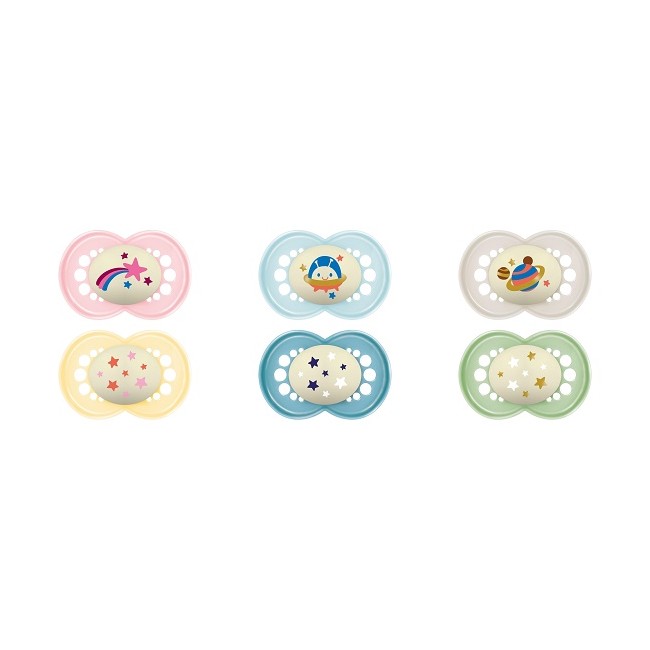 Mam Succhietto Original Night 16+ Mesi Silicone 2 Pezzi Mam Succhietto Original Night 16+ Mesi Silicone 2 Pezzi