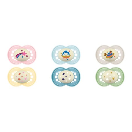 Mam Succhietto Original Night 16+ Mesi Silicone 2 Pezzi Mam Succhietto Original Night 16+ Mesi Silicone 2 Pezzi