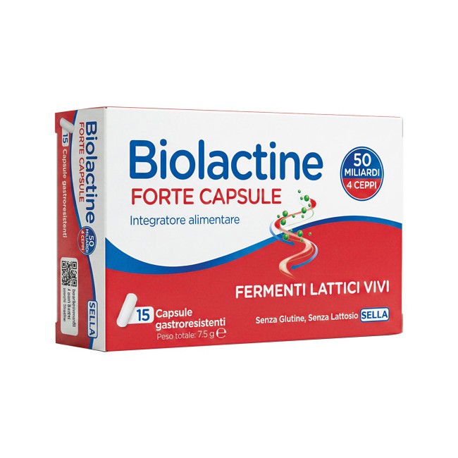 Biolactine Forte 50 Miliardi Integratore Di Probiotici 15 Capsule