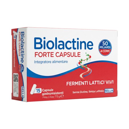 Biolactine Forte 50 Miliardi Integratore Di Probiotici 15 Capsule