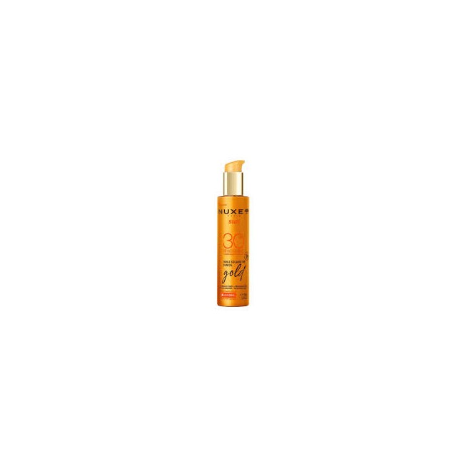 Flacone da 150 ml di Nuxe Sun Olio Solare Protettivo Dorato Viso e Corpo Spf 30 Flacone da 150 ml di Nuxe Sun Olio Solare Protettivo Dorato Viso e Corpo Spf 30