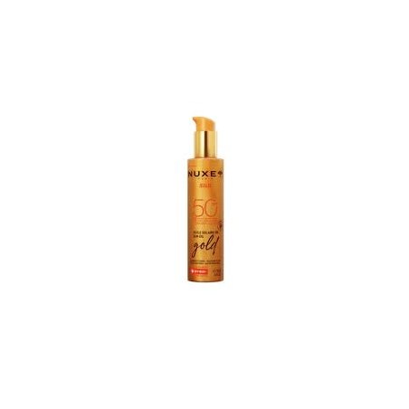Flacone da 150 ml di Nuxe Sun Olio Solare Protettivo Dorato Viso e Corpo Spf 50 Flacone da 150 ml di Nuxe Sun Olio Solare Protettivo Dorato Viso e Corpo Spf 50