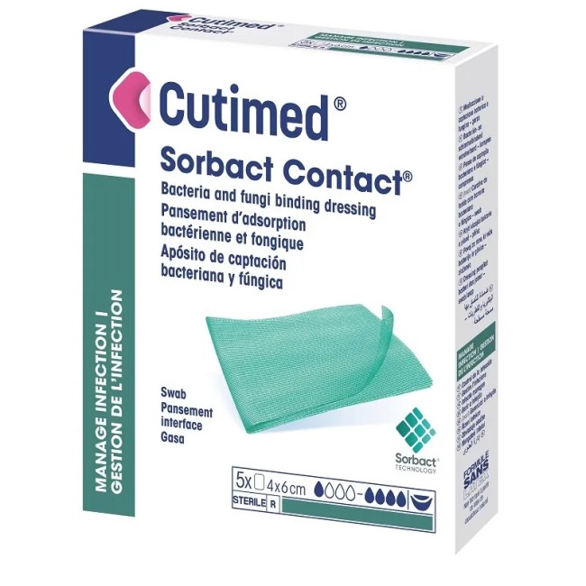 CUTIMED SORBACT CONT 4X6CM 5PZ CUTIMED SORBACT CONT 4X6CM 5PZ