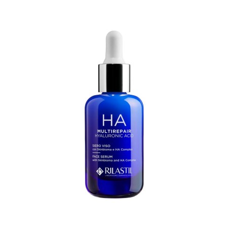 Flacone da 30 ml di Rìlastil Multirepair Ha Tech Siero Viso Idratante Rimpolpante