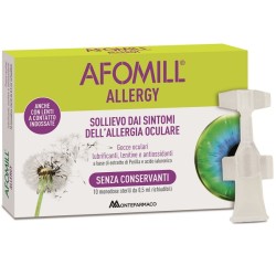 Afomill Allergy Collirio Per Allergie Oculari e Irritazioni 10 Fialette
