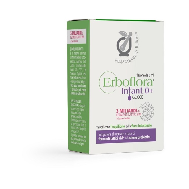 Fitopreparatori Italiani Erboflora Infant 0+ Gocce 8 Ml