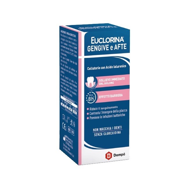 Euclorina Gengive E Afte Collutorio 200 Ml Euclorina Gengive E Afte Collutorio 200 Ml