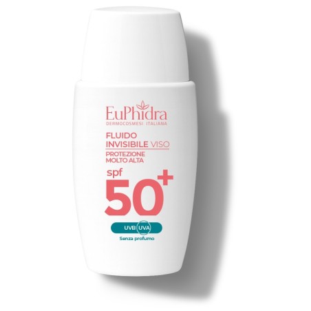 Flacone da 50 ml di Euphidra Ka Fluido Solare Invisibile Viso Spf 50+