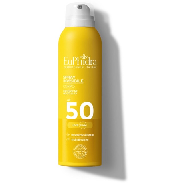 Flacone spray da 200 ml di Euphidra Ka Spray Solare Invisibile Spf 50 Flacone spray da 200 ml di Euphidra Ka Spray Solare Invisibile Spf 50