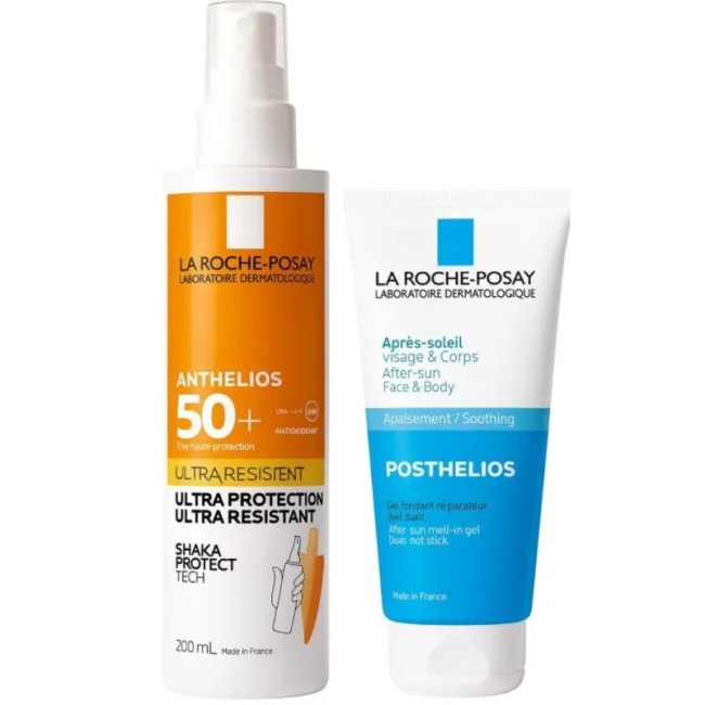 Flacone spray da 200 ml di La Roche Posay Anthelios Latte Solare Spf 50+ + Doposole 75 ml Flacone spray da 200 ml di La Roche Posay Anthelios Latte Solare Spf 50+ + Doposole 75 ml