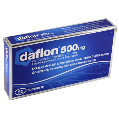 Daflon 30 Compresse Rivestite 500mg