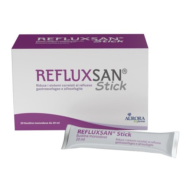 Refluxsan Stick 20 Bustine Monodose Da 20 Ml Senza Glutine Senza Lattosio