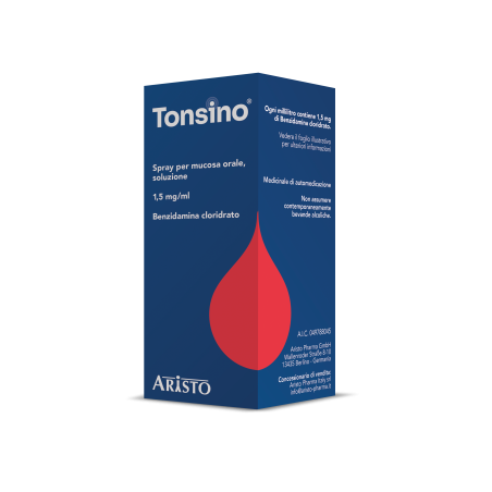 Tonsino Soluzione Orale Spray 1,5mg/ml 30ml Tonsino Soluzione Orale Spray 1,5mg/ml 30ml