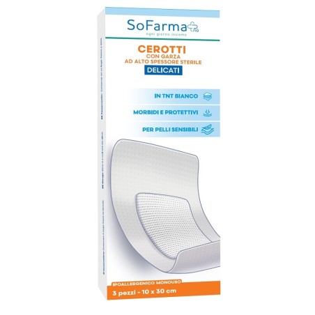 Cerotto Delicato 10x20 Cm Sofarma 3 Pezzi